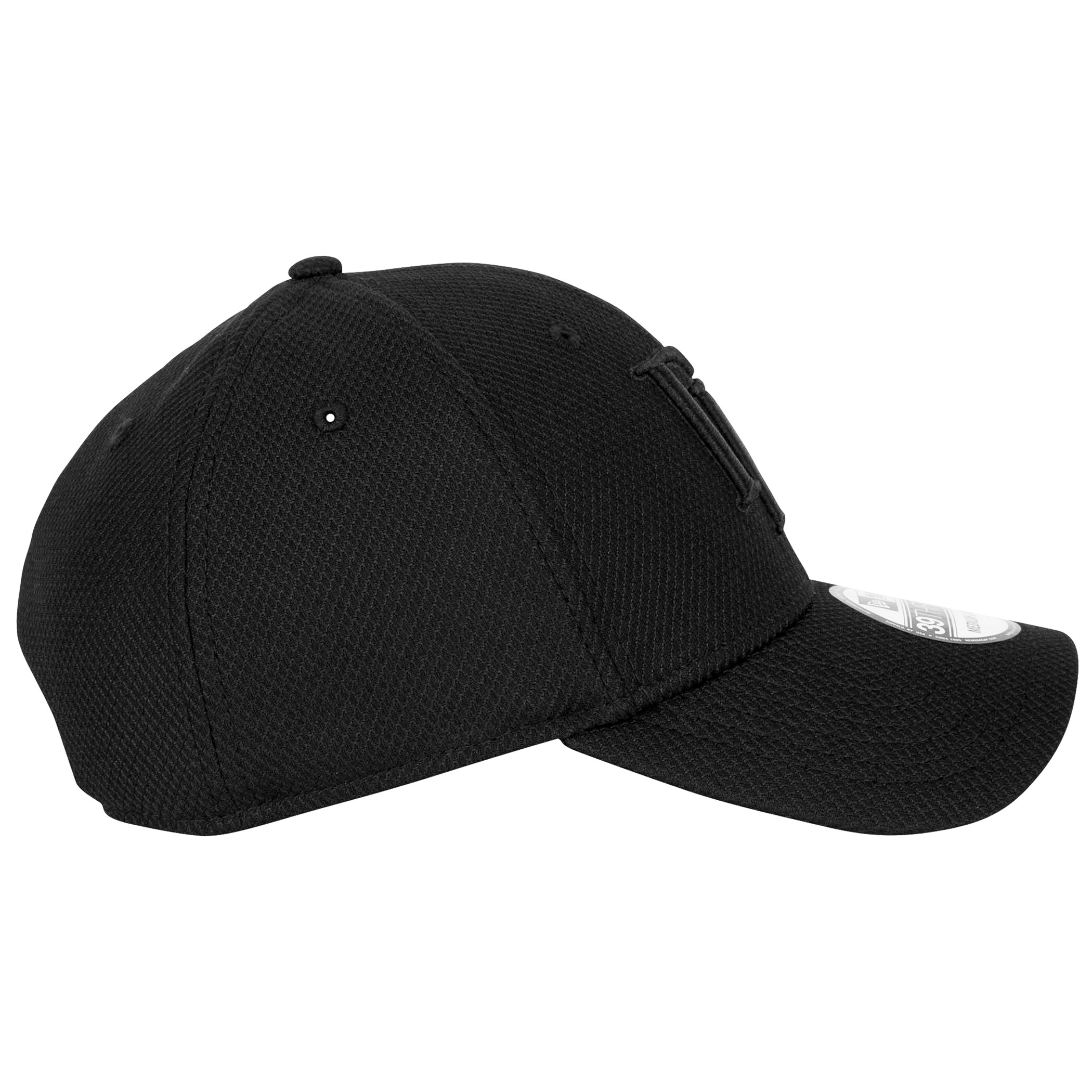 Daredevil Logo Black on Black New Era 39Thirty Fitted Hat